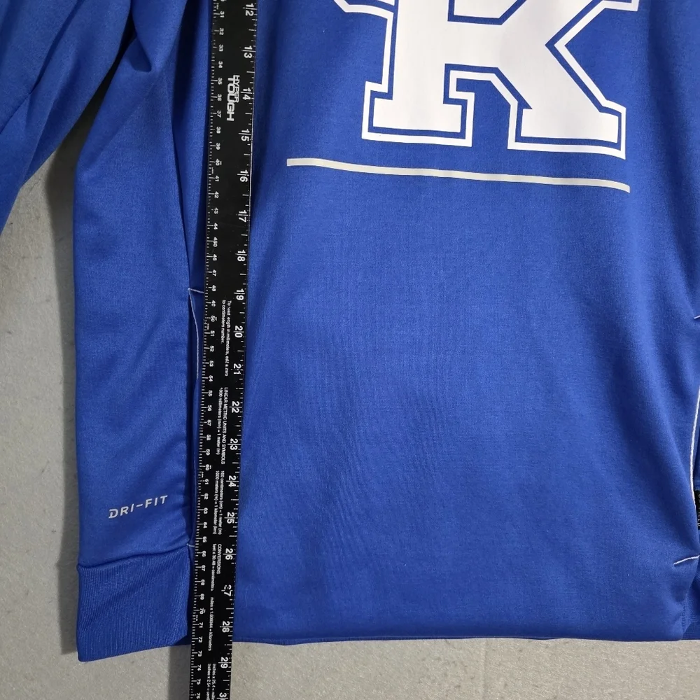 Nike Mens Dri Fit 2021 Kentucky Wildcats Tean Sideline Pullover Hoodie Size M
